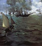 Edouard Manet Alabama and Kearsarge Germany oil painting artist